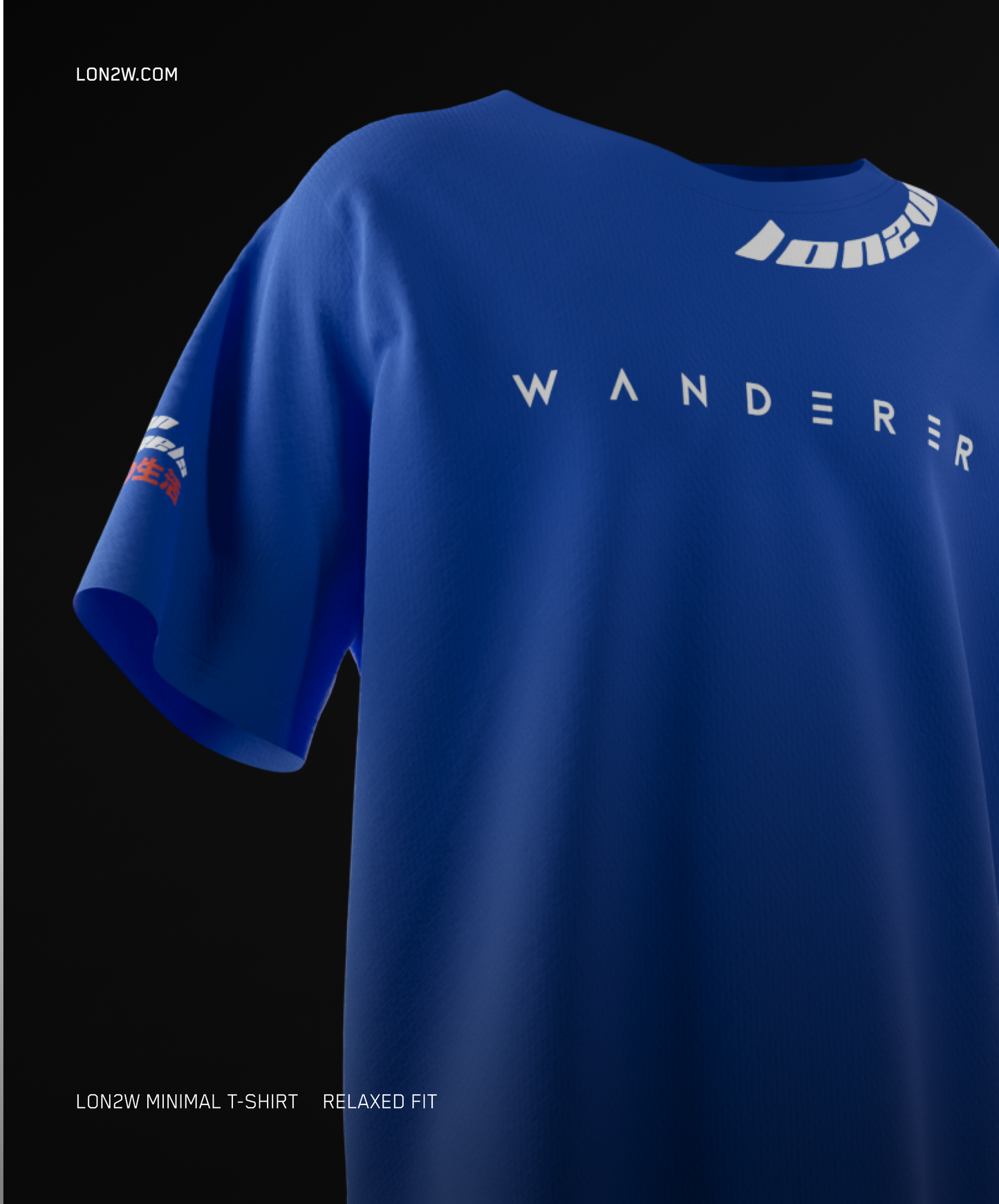 Wanderer | Relaxed Fit T-shirt | Blue