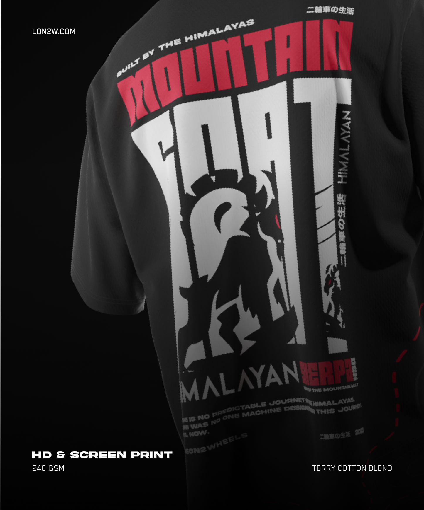 Himalayan 450 - The Mountain Goat | Relaxed Fit T-shirt