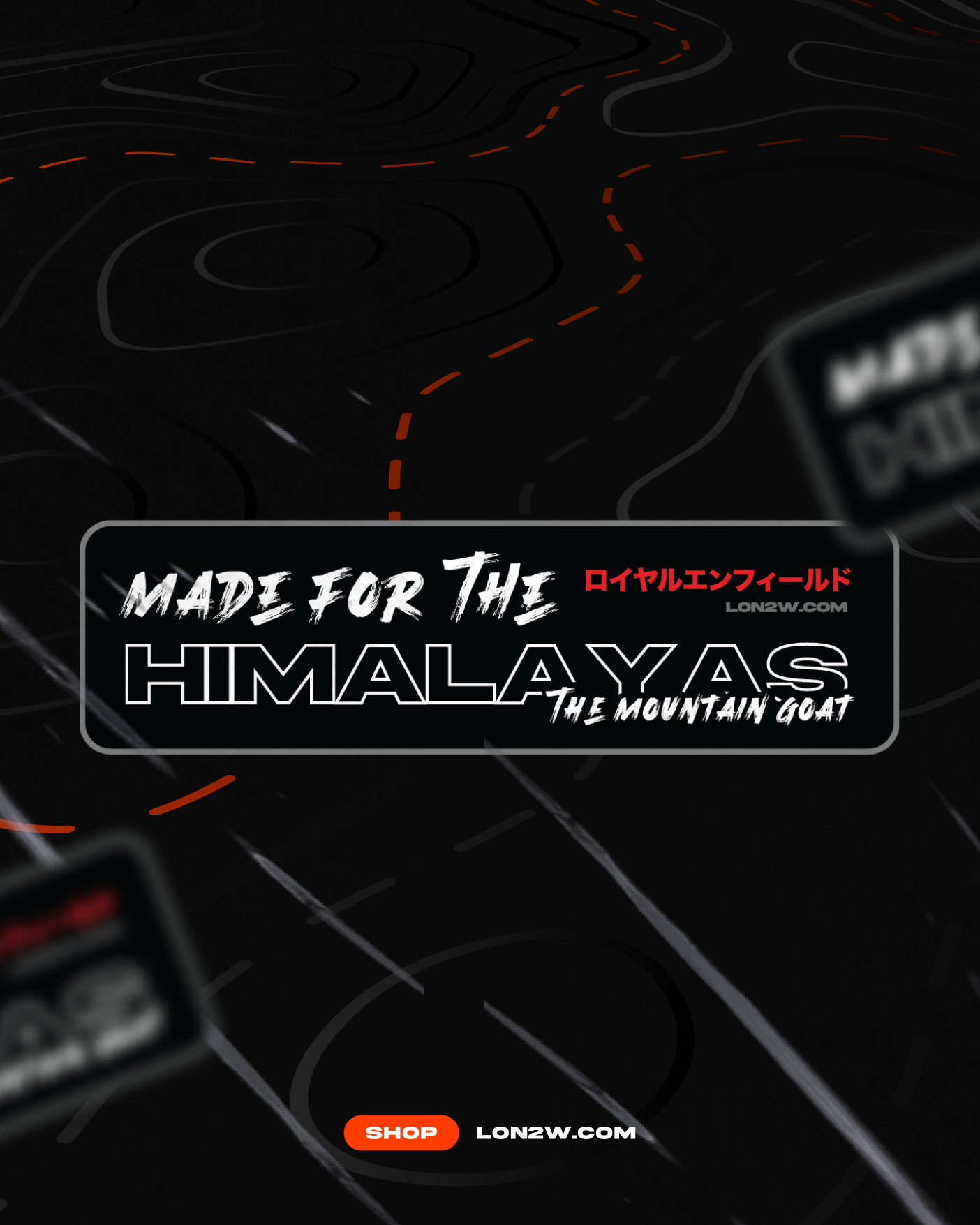 Himalayan 450 stickers Combo V2 - Pack of 3