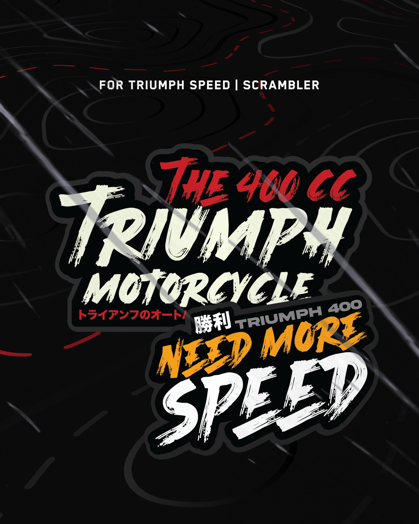 Triumph 400 | Speed, Scrambler Stickers