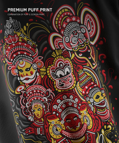 Multiverse of Theyyam | Oversized T-shirt | Puff print