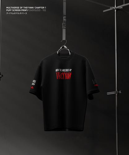 Multiverse of Theyyam | Oversized T-shirt | Puff print