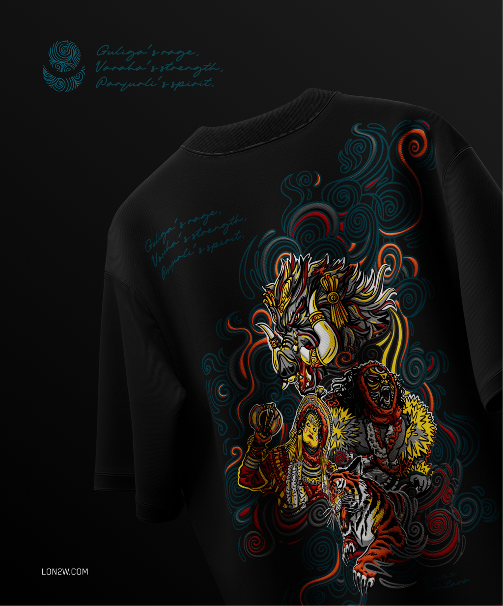 The Tulu Cult X Kantara | Oversized T-shirt | Puff print