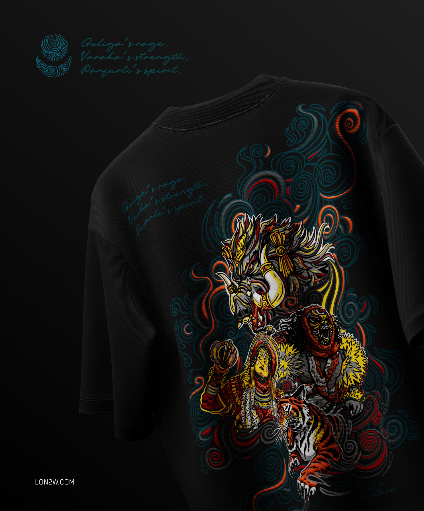 The Tulu Cult X Kantara | Oversized T-shirt | Puff print