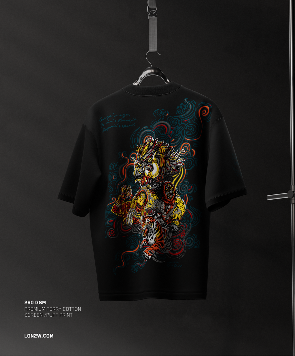 The Tulu Cult X Kantara | Oversized T-shirt | Puff print