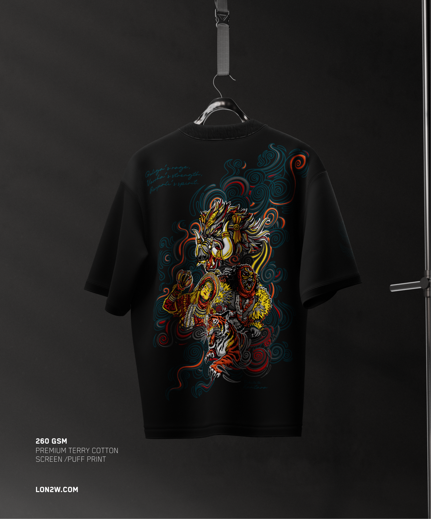 The Tulu Cult X Kantara | Oversized T-shirt | Puff print