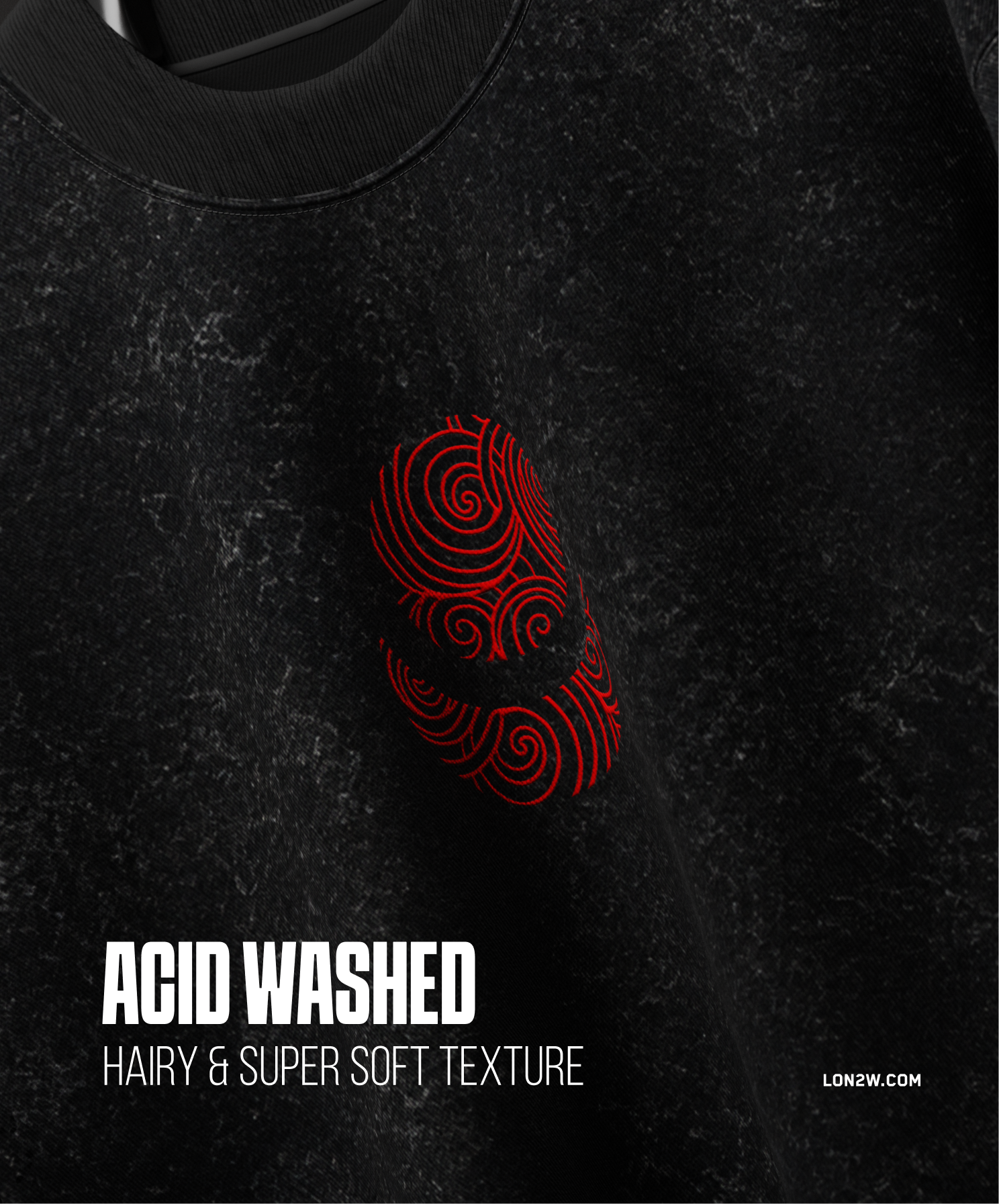 Muthappan | Oversized T-shirt | Acid Wash
