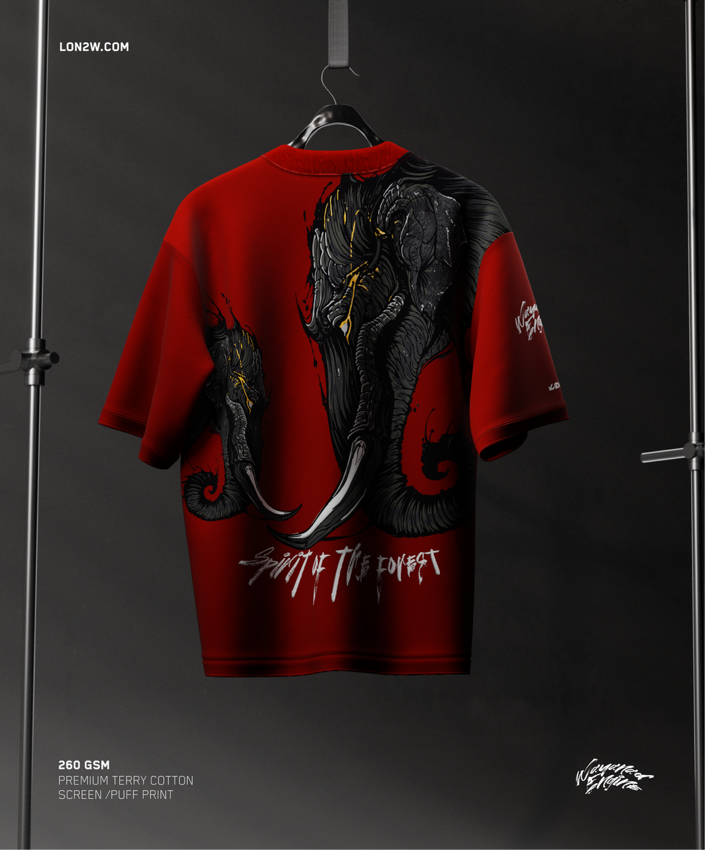 Spirit of the forest | Oversized T-shirt | Puff print