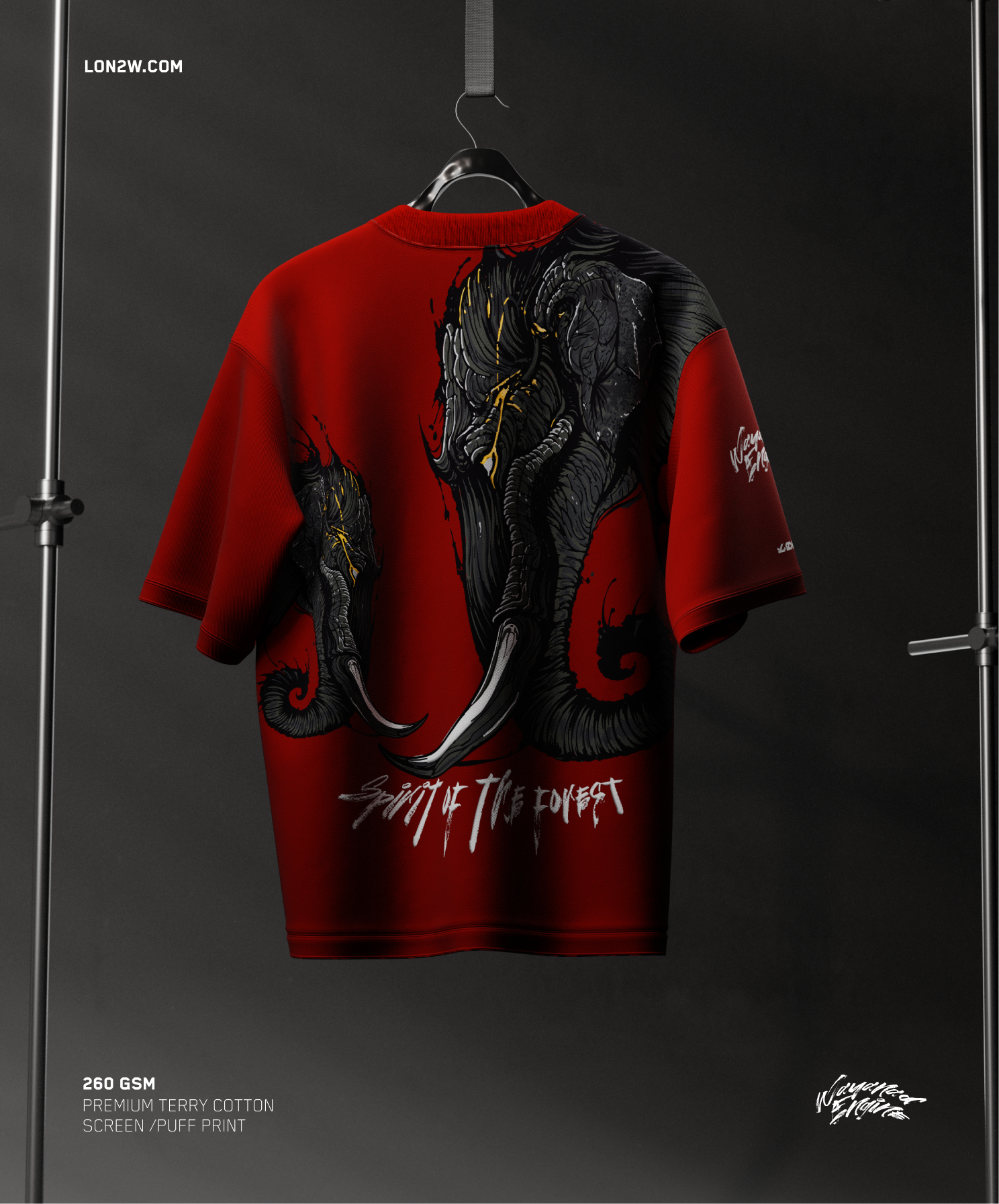 Spirit of the forest | Oversized T-shirt | Puff print