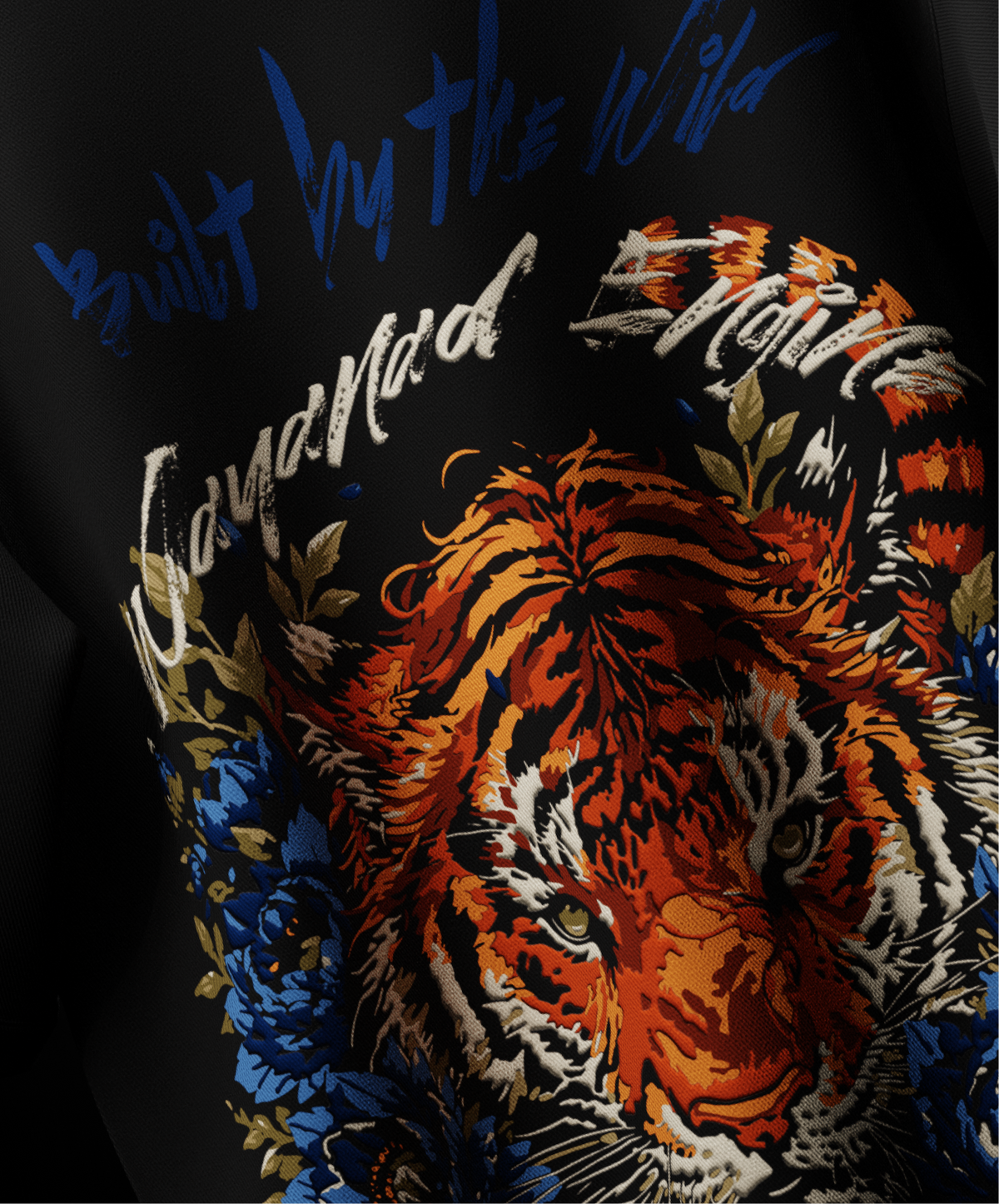 Wayanad Engine / Tiger | Oversized T-shirt | Puff print