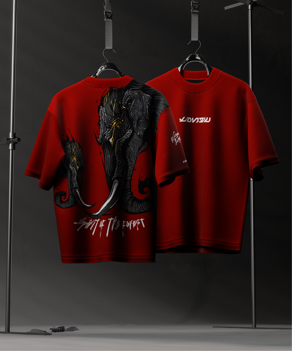 Spirit of the forest | Oversized T-shirt | Puff print