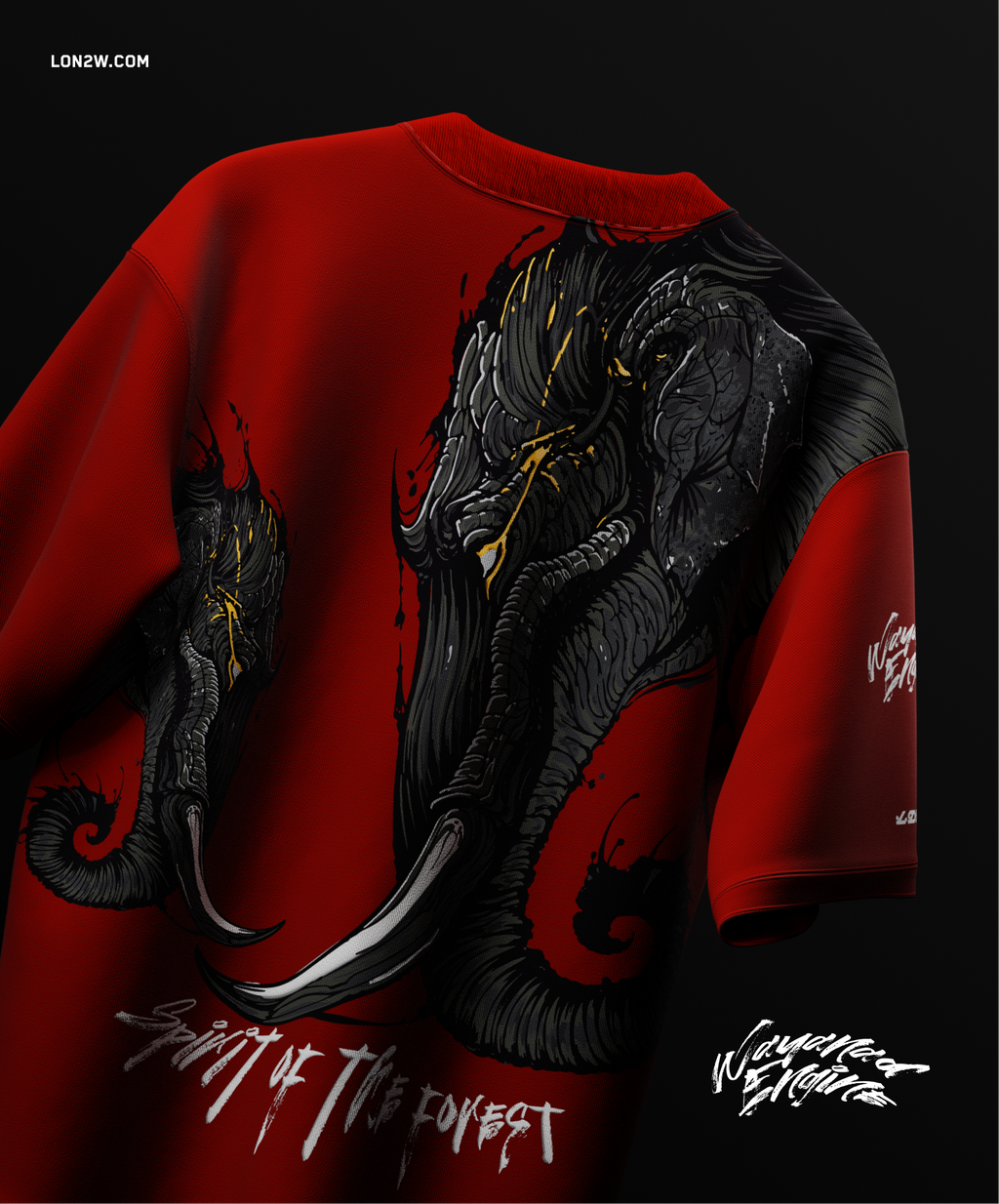 Spirit of the forest | Oversized T-shirt | Puff print