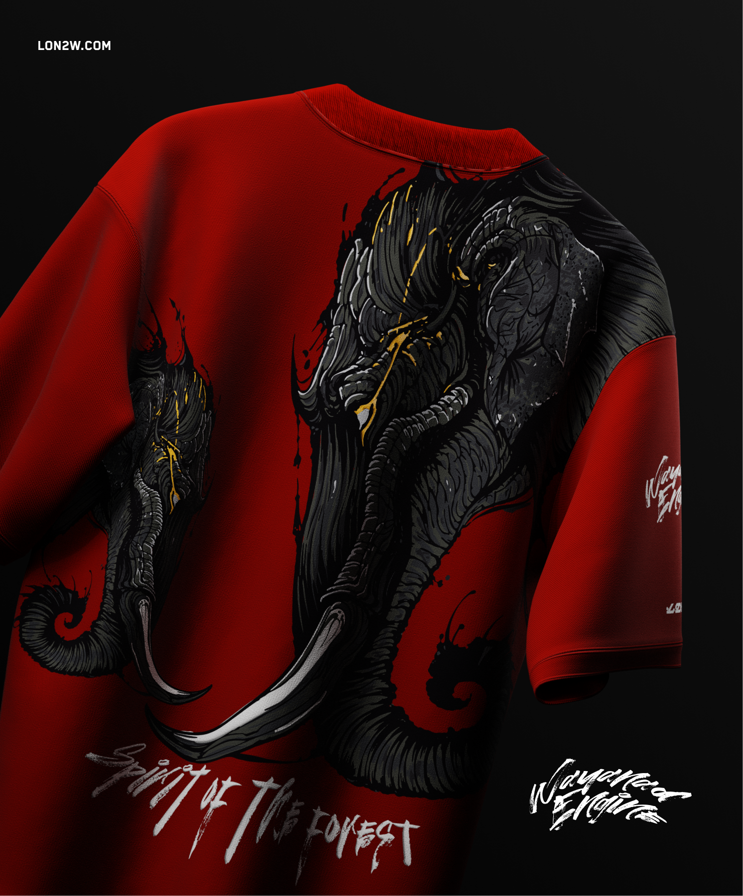 Spirit of the forest | Oversized T-shirt | Puff print
