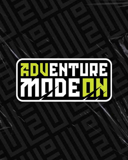 Adventure Mode ON sticker