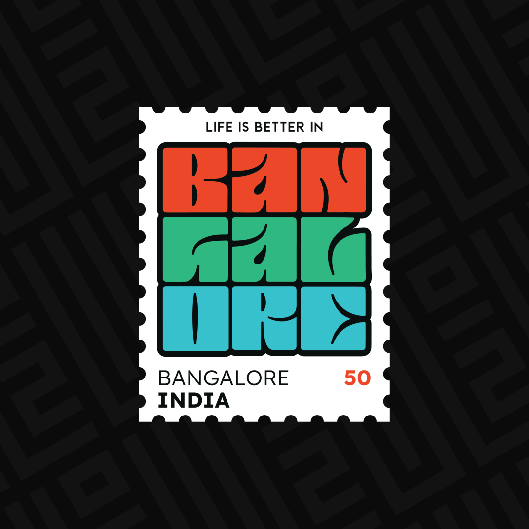 Bangalore Sticker - Life on 2 Wheels