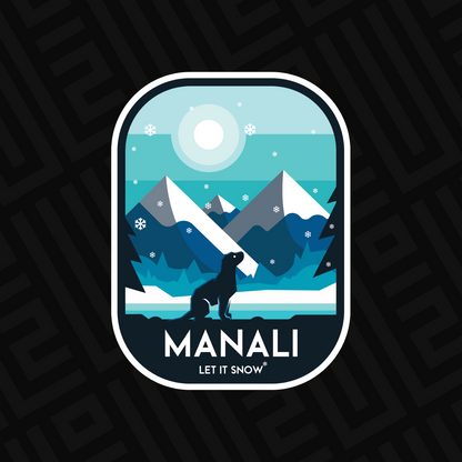 Manali Sticker - Life on 2 Wheels