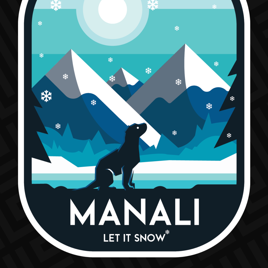 Manali Sticker - Life on 2 Wheels