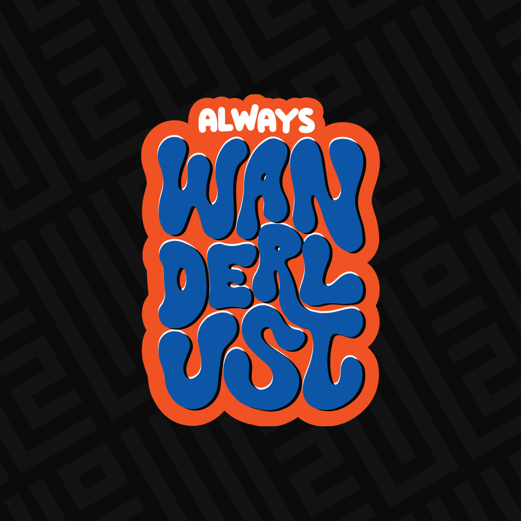 Always wanderlust Sticker - Life on 2 Wheels