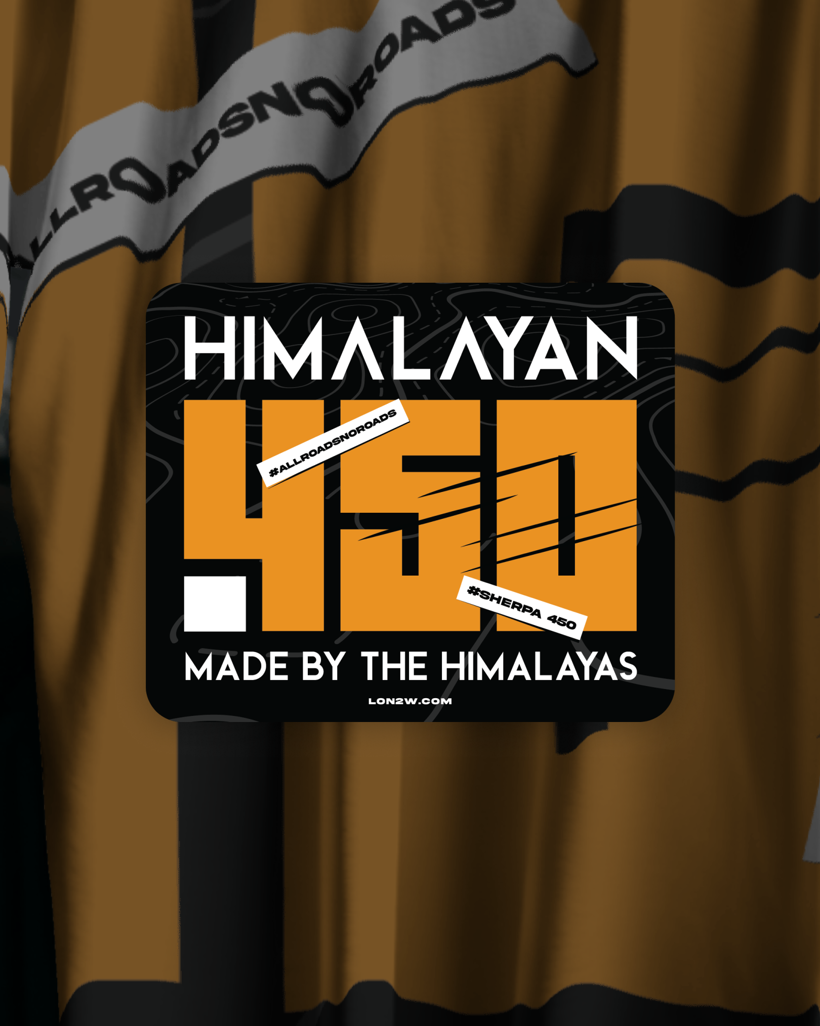 Himalayan 450 Sticker | Yellow – Life on 2 Wheels