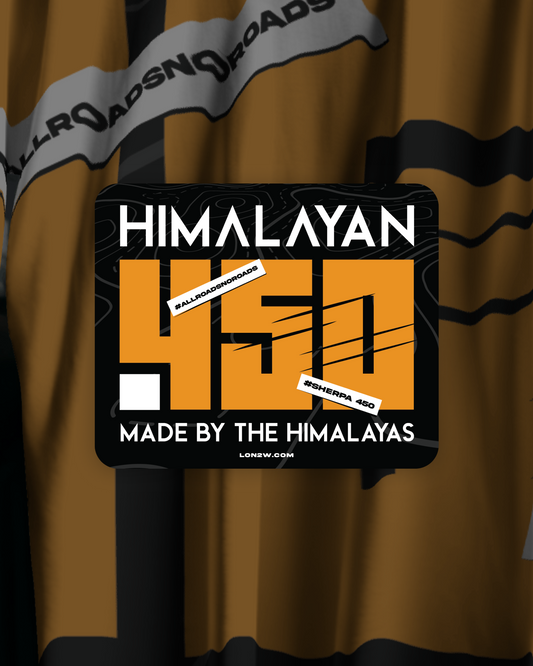 Himalayan 450 Sticker | Yellow - Life on 2 Wheels