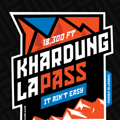 Khardung La pass Sticker - Life on 2 Wheels