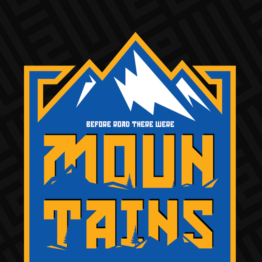 Mountains Sticker - Life on 2 Wheels