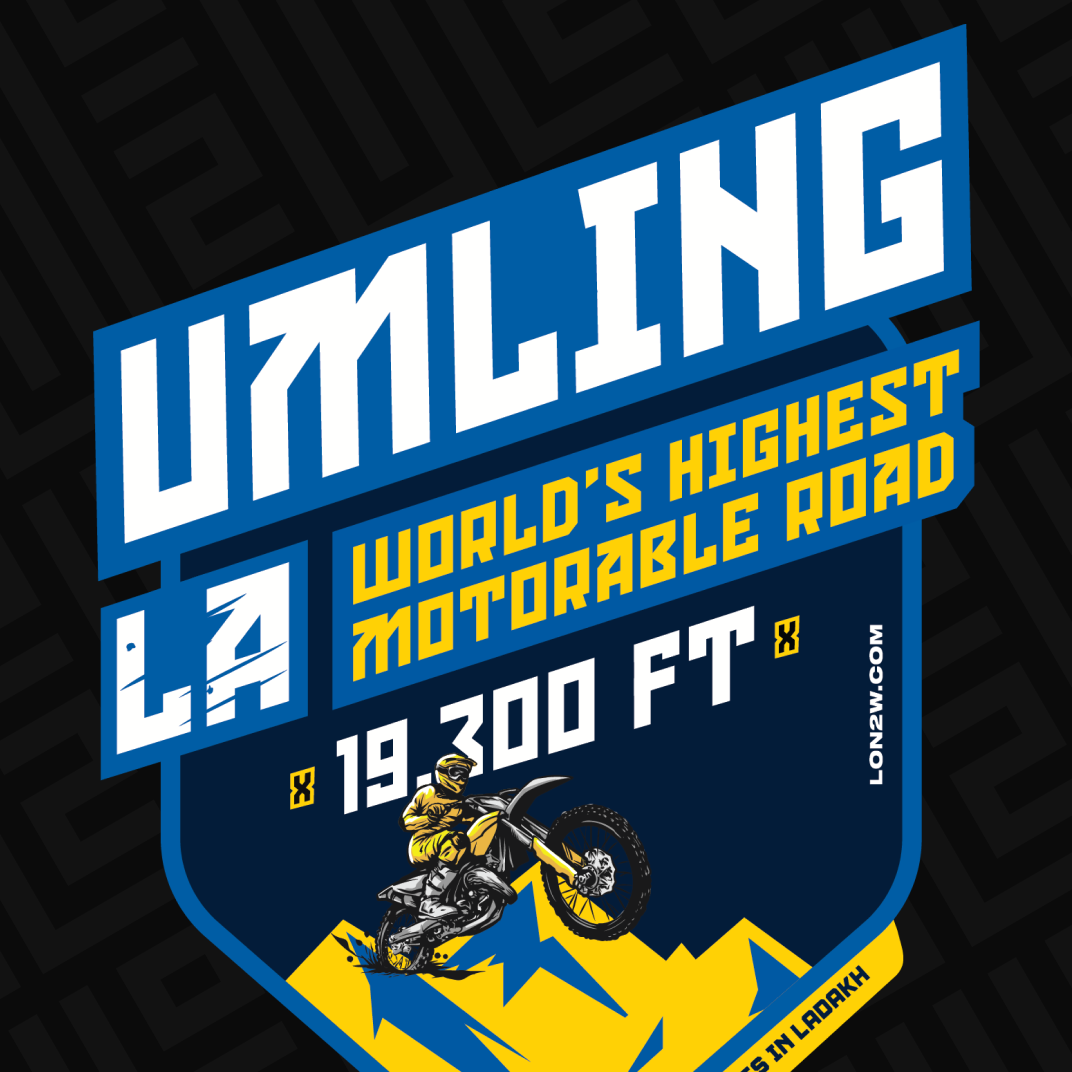 Umling La pass | Blue | Sticker - Life on 2 Wheels