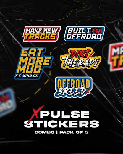 Xpulse stickers Combo -  Pack of 5