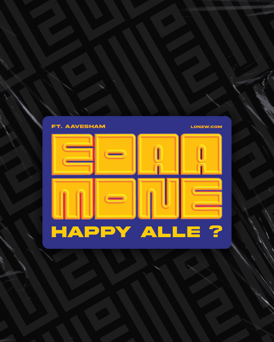 Eda Mone Happy Alle | Aavesham | Sticker