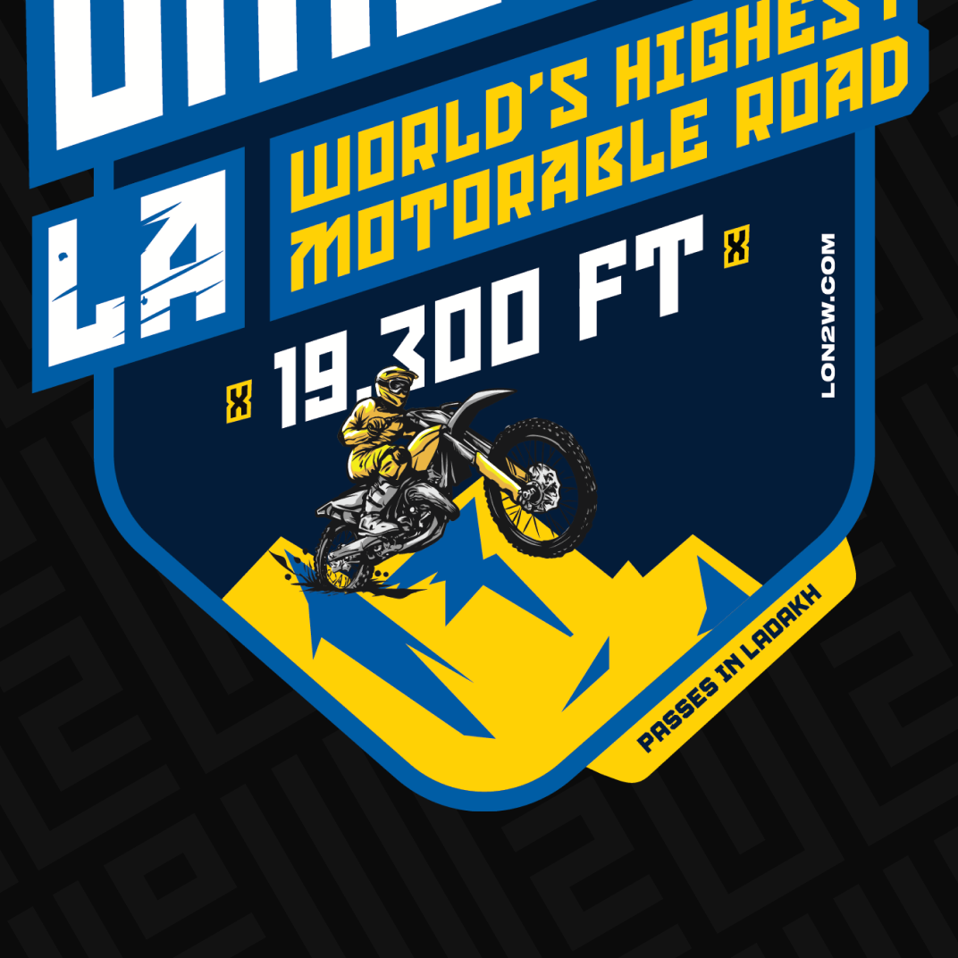 Umling La pass | Blue | Sticker - Life on 2 Wheels