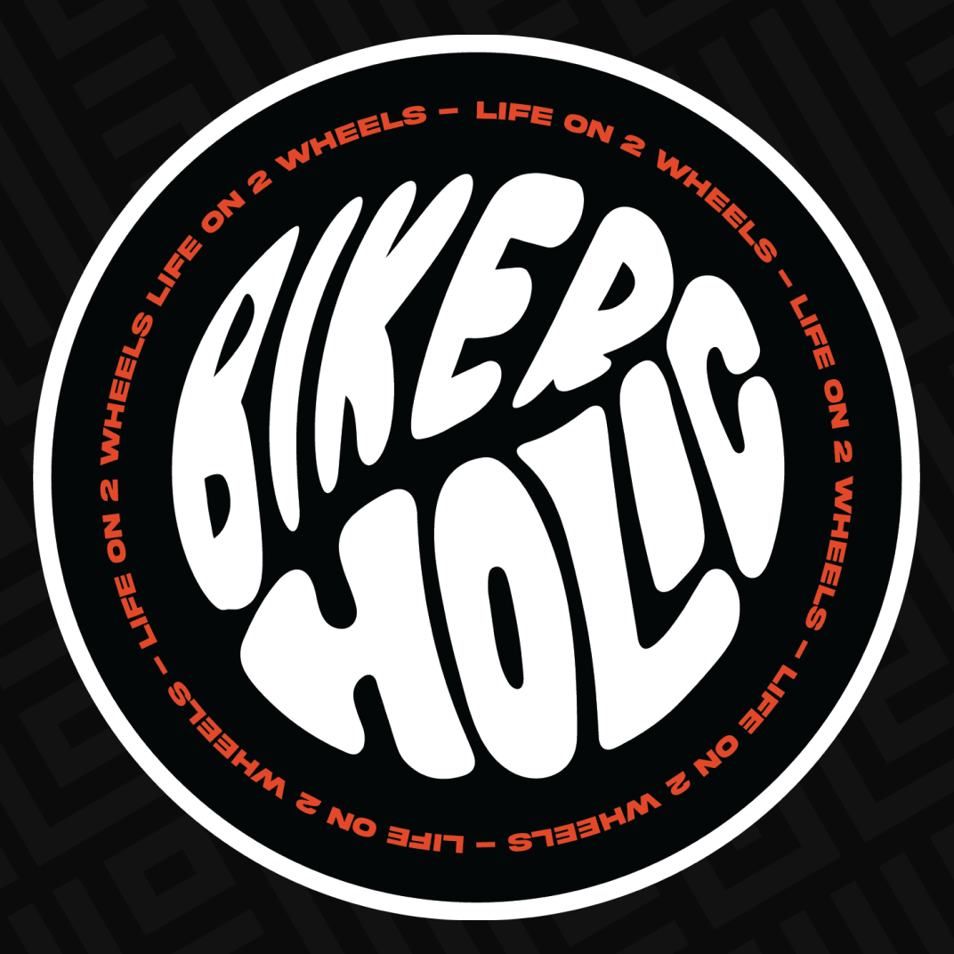 Bikerholic Sticker - Life on 2 Wheels