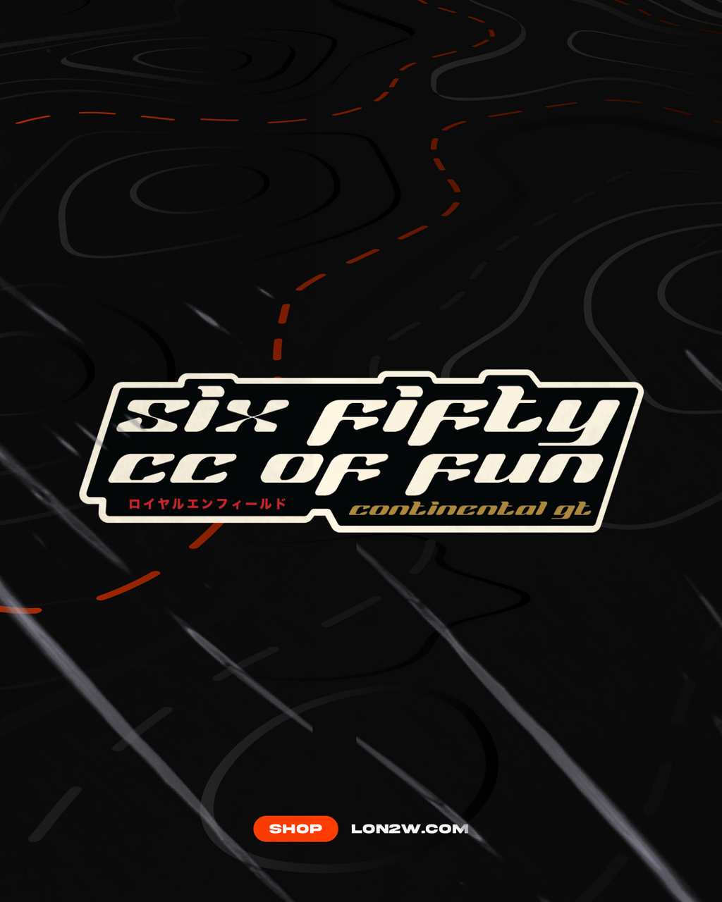 Continental gt 650 Combo stickers - Pack of 3