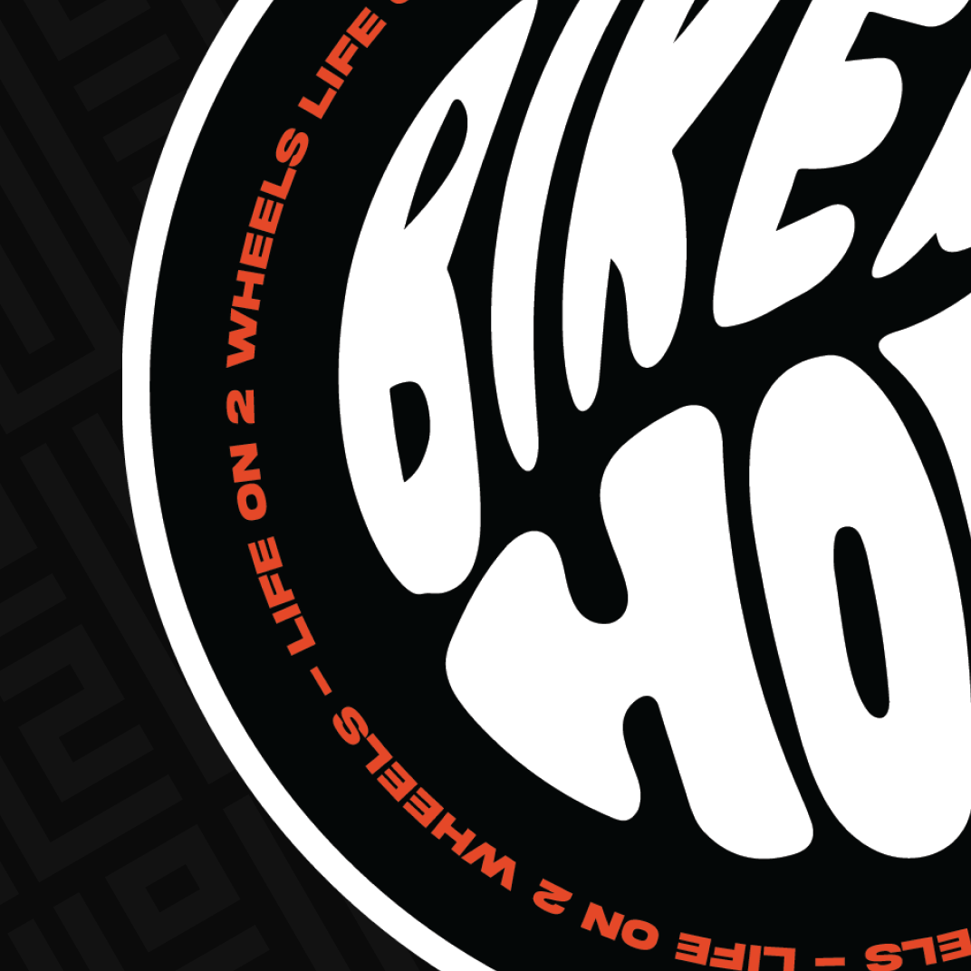 Bikerholic Sticker - Life on 2 Wheels