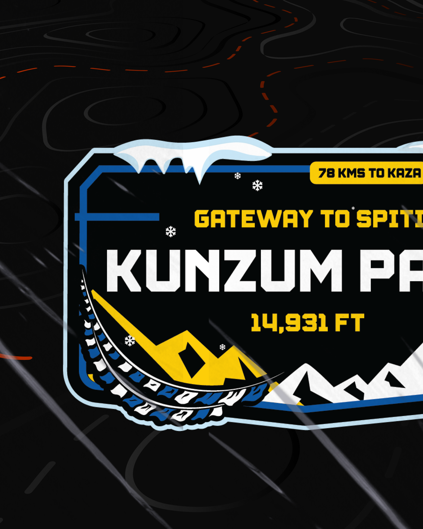 Kunzum pass Sticker