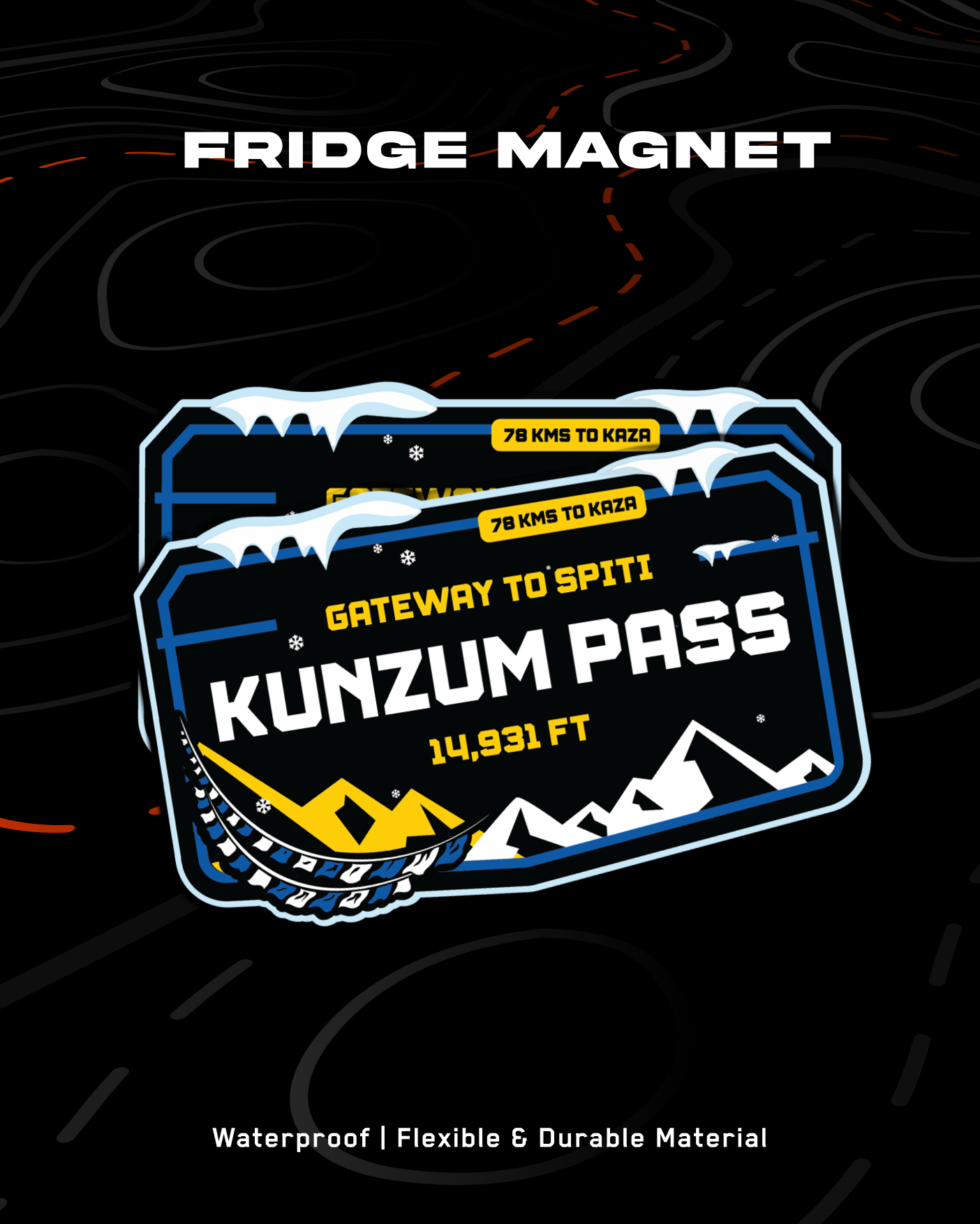 Kunzum Pass | Fridge Magnet