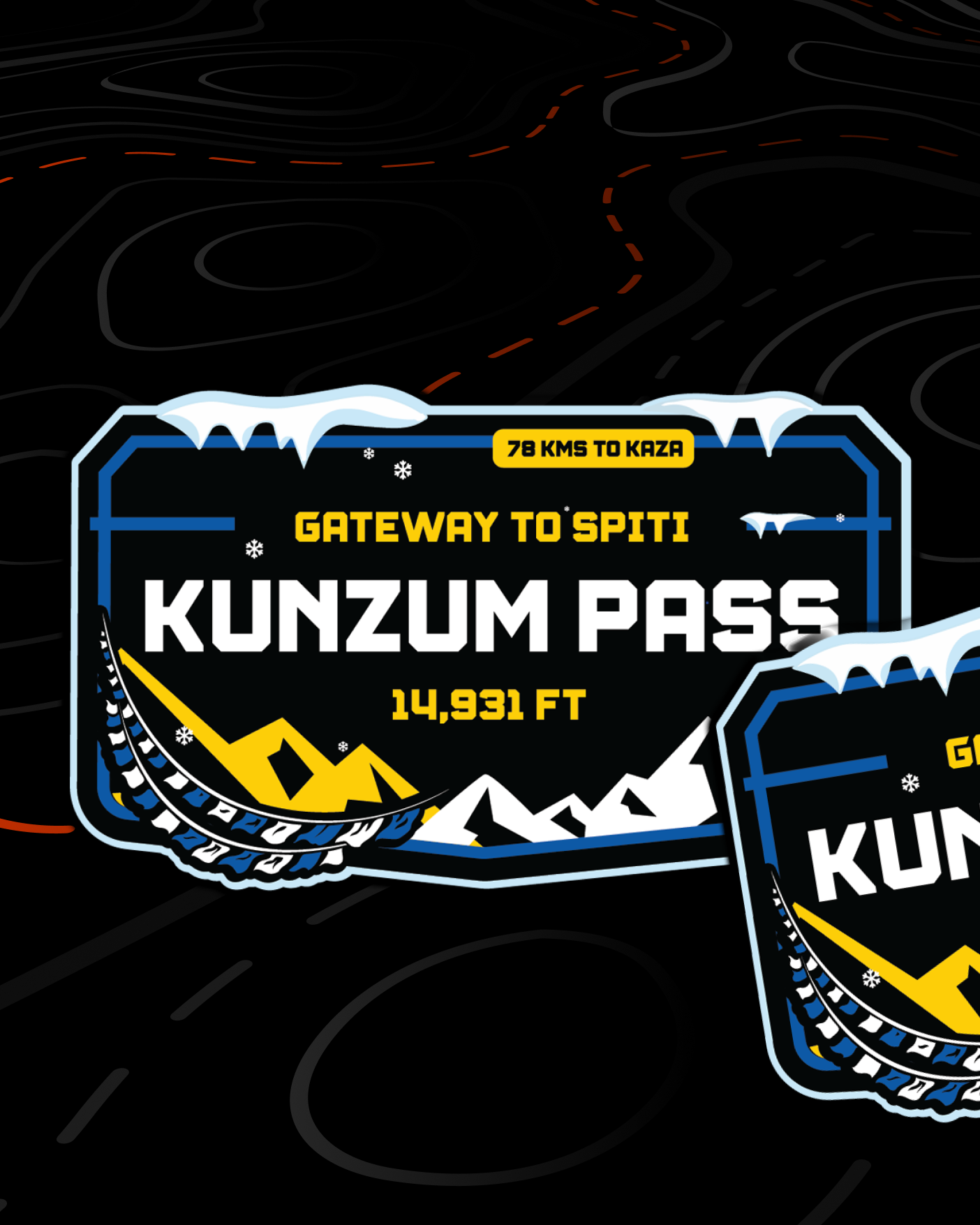 Kunzum Pass | Fridge Magnet