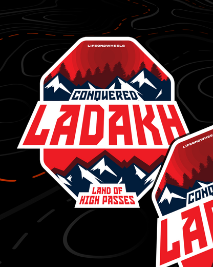 Conquered Ladakh | Fridge Magnet