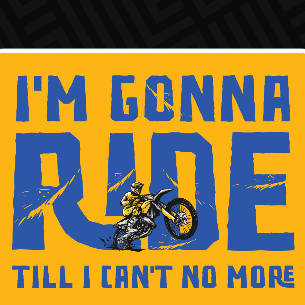 I'm gonna ride Sticker - Life on 2 Wheels