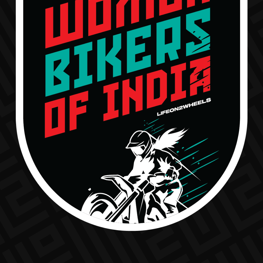 Women bikers of india Stickers - Life on 2 Wheels