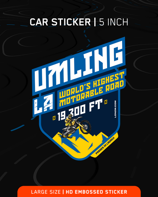 Umling La pass | Large 5 inch | HD Embossed sticker