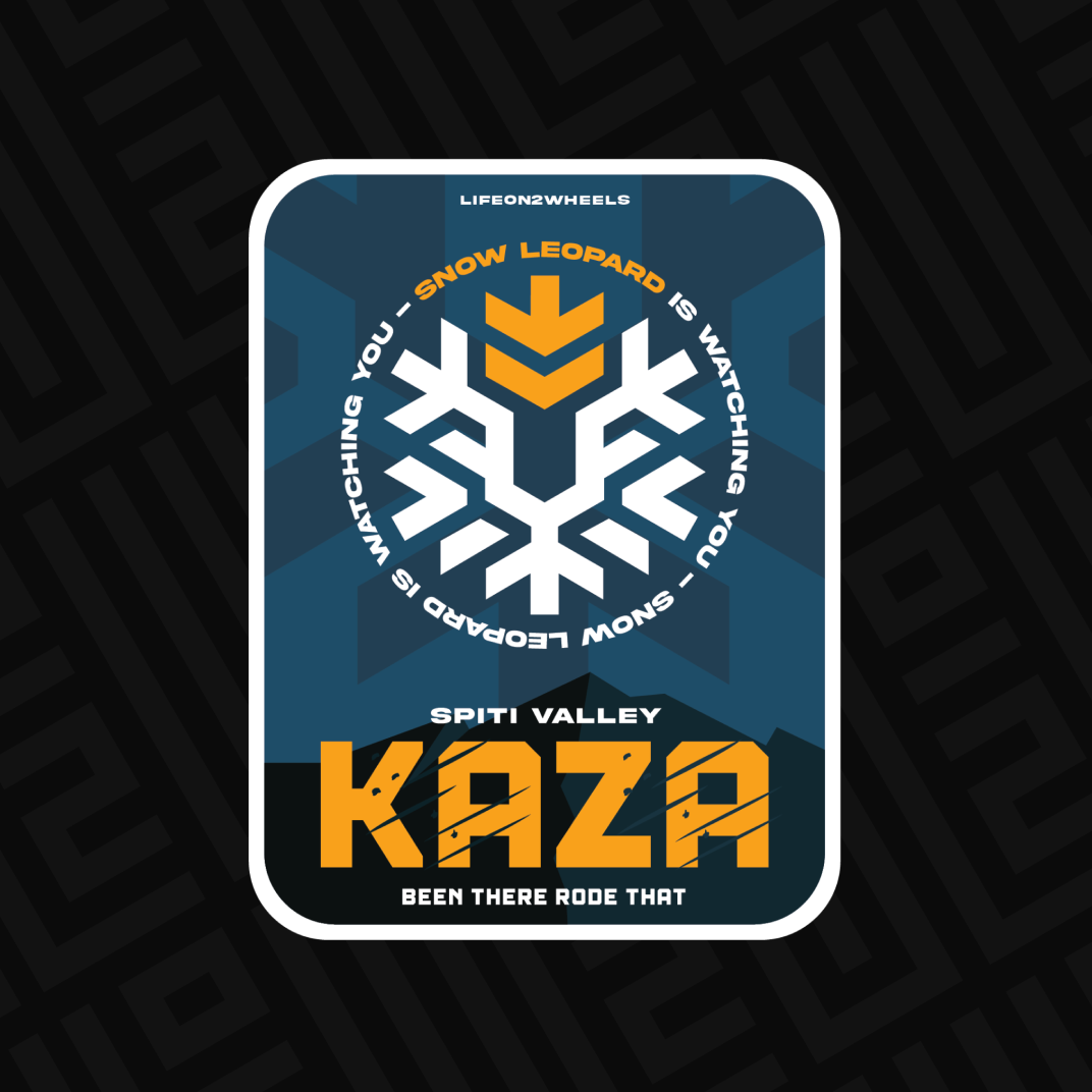 Kaza Sticker - Life on 2 Wheels