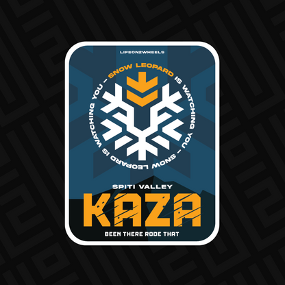 Kaza Sticker - Life on 2 Wheels