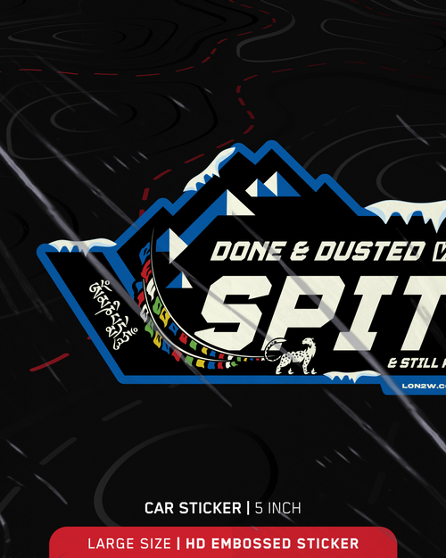 Winter Spiti | Large 5 inch | HD Embossed sticker
