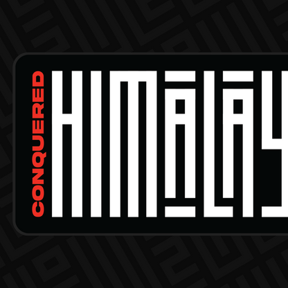 Conqured himalayas Sticker - Life on 2 Wheels