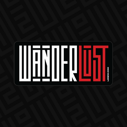 Wanderlust Sticker - Life on 2 Wheels