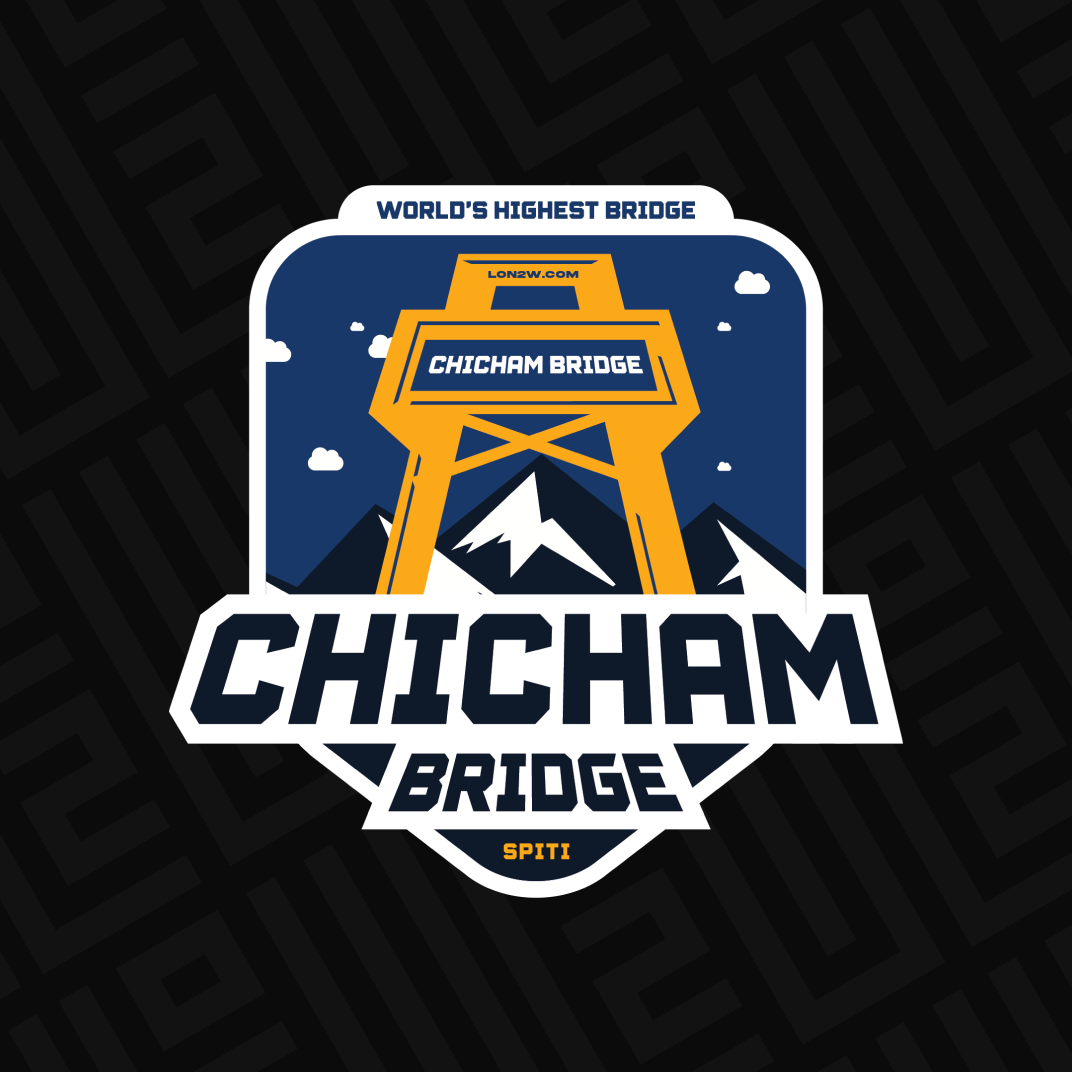 Chicham Bridge Spiti Sticker - Life on 2 Wheels