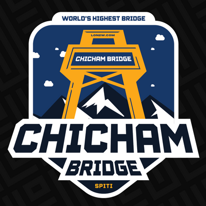 Chicham Bridge Spiti Sticker - Life on 2 Wheels