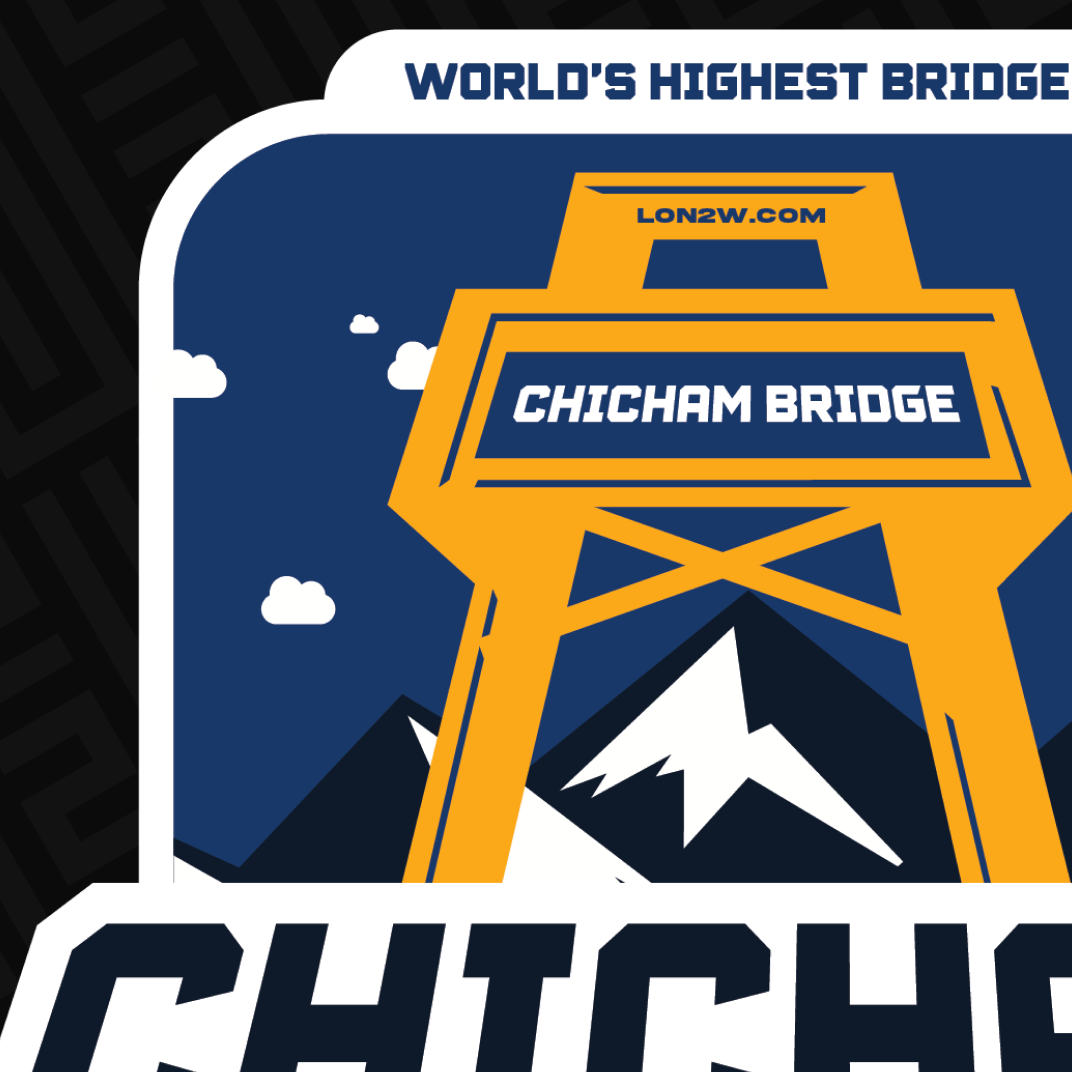 Chicham Bridge Spiti Sticker - Life on 2 Wheels