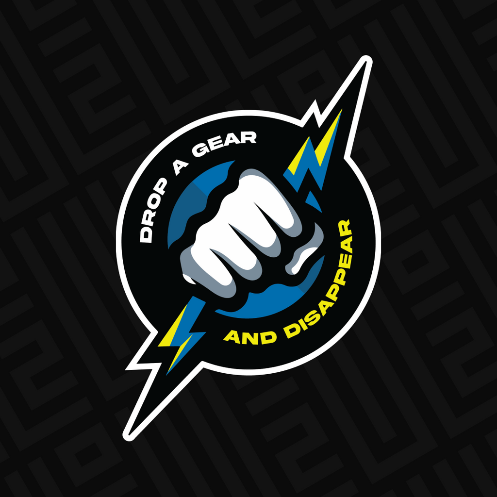 Gearbreakers Stickers Drop a gear Sticker – Life on 2 Wheels
