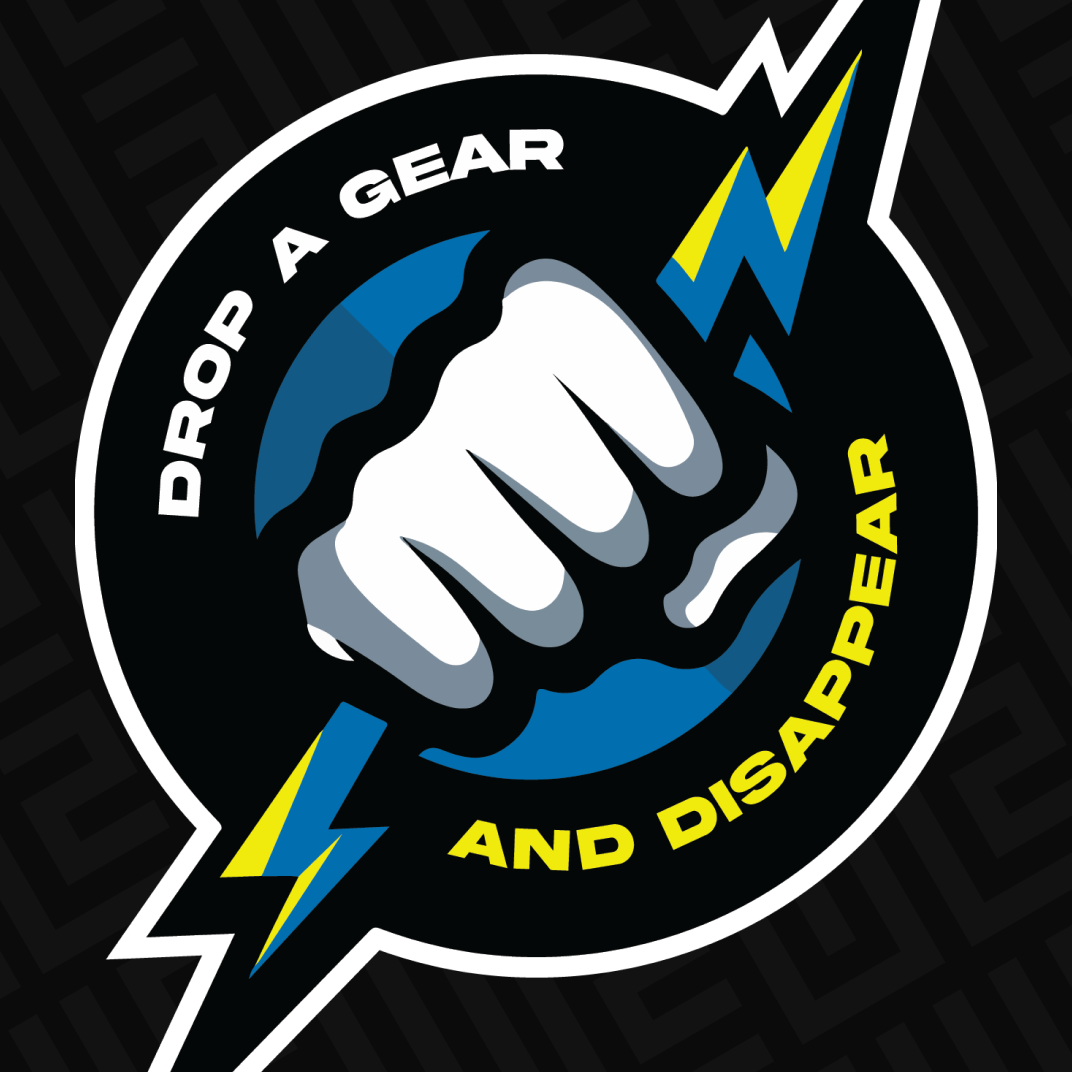 Drop a gear Sticker - Life on 2 Wheels